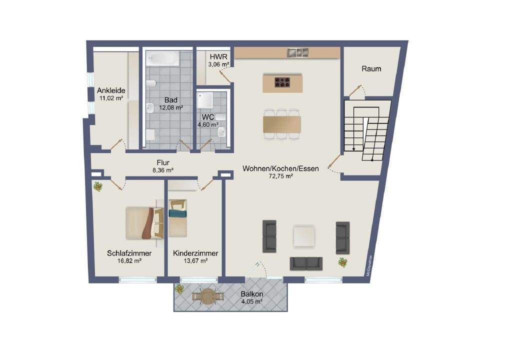 Immobilie in Nürnberg - Attraktives Projektentwicklungsobjekt - Genehmigtes 3-Familienhaus in Nürnberg-Steinbühl - Bild 3