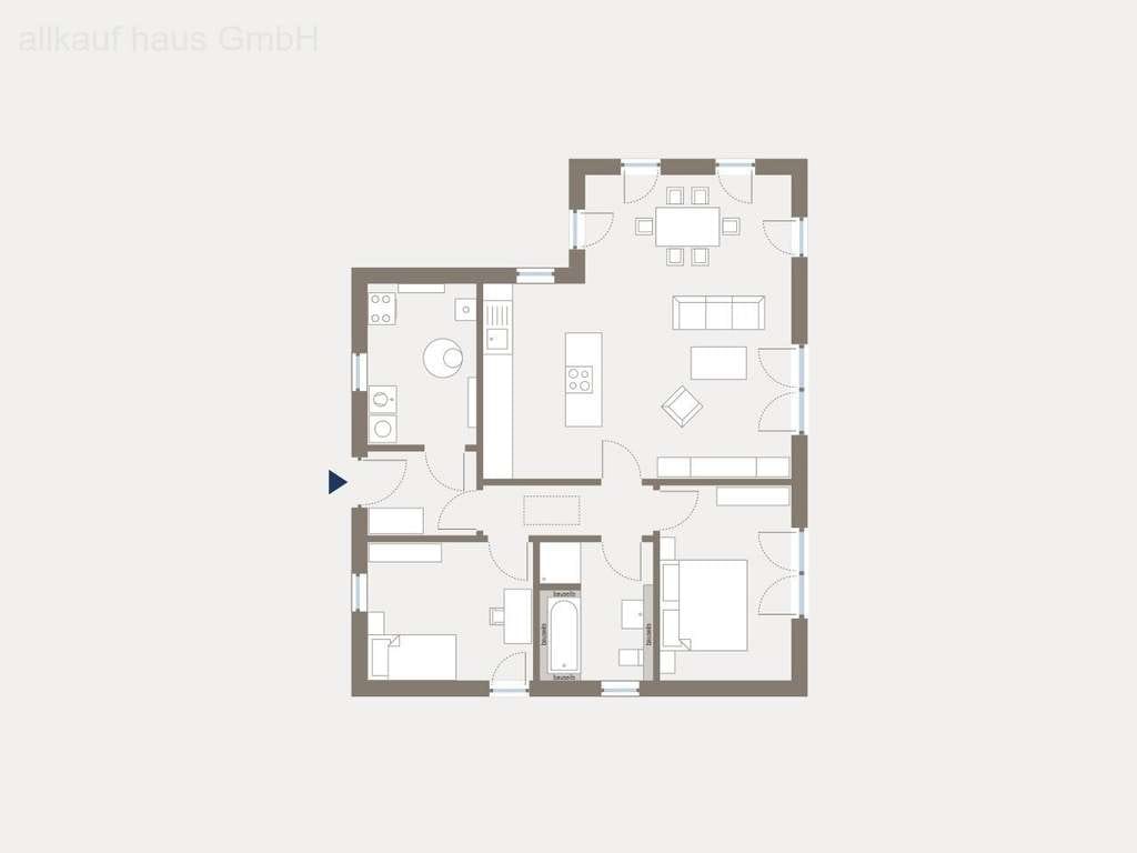 Immobilie in Hilgert - Individuell gestalteter Bungalow in Hilgert - Ihr Traumhaus mit allkauf Servicegarantie - Bild 2