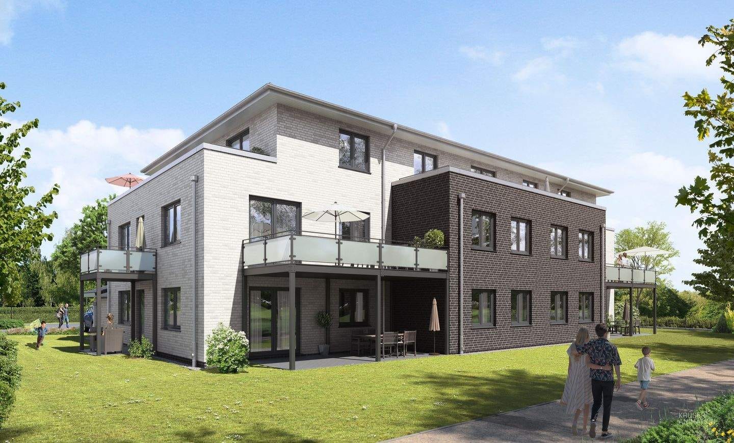 Immobilie in Steinbergkirche - Grossräumige 3-Zimmerwohnung im Obergeschoss - Bild 0
