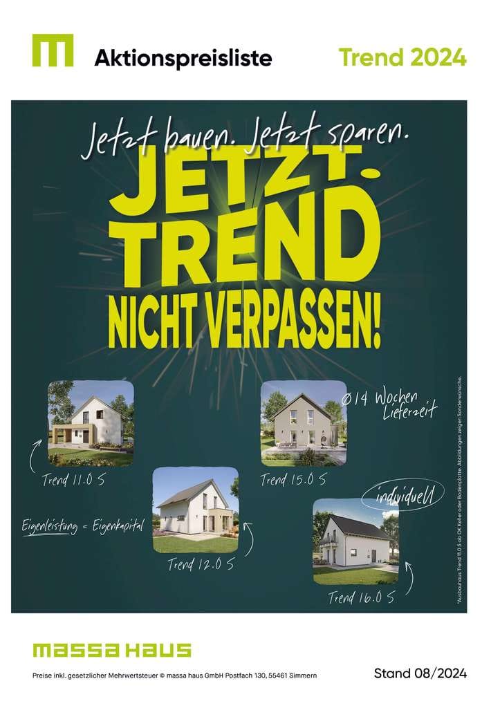 Immobilie in Wagenhoff - MIT NEUBAUFÖRDERUNG ins EIGENHEIM - Bauen mit massa Haus - Festpreisgarantie inklusive - Bild 3