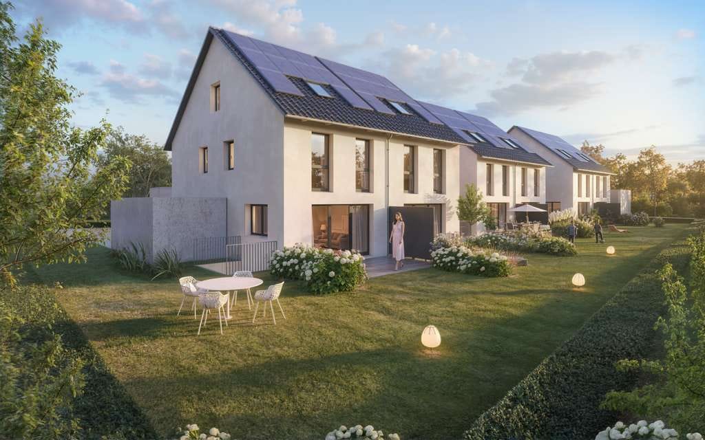 Immobilie in Erkenbrechtsweiler - STAUFEN15 Doppelhaushäfte - KfW-40 Neubau in QNG-Bauweise mit innovativem Förderkonzept - Bild 1