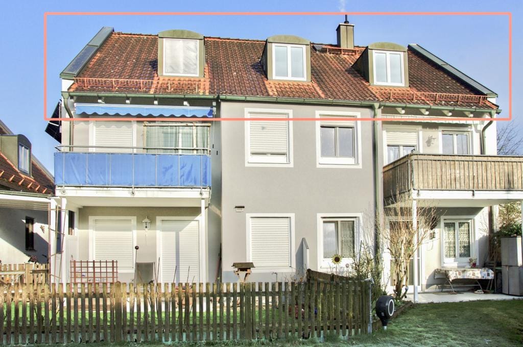 Immobilie in Petershausen - Dachgeschosswohnung in Petershausen - Bild 1