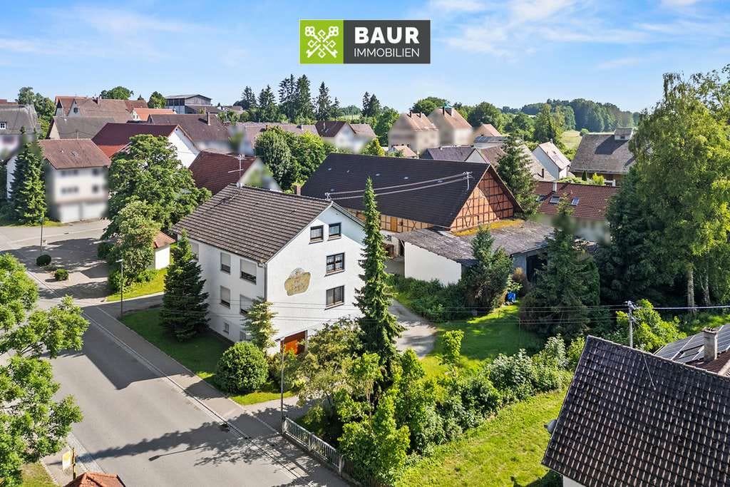 Immobilie in Bad Buchau - 360 ° | Platz für Projekte: Wohnhaus mit Nebengebäude und Ausbaupotenzial in Dürnau - Bild 3