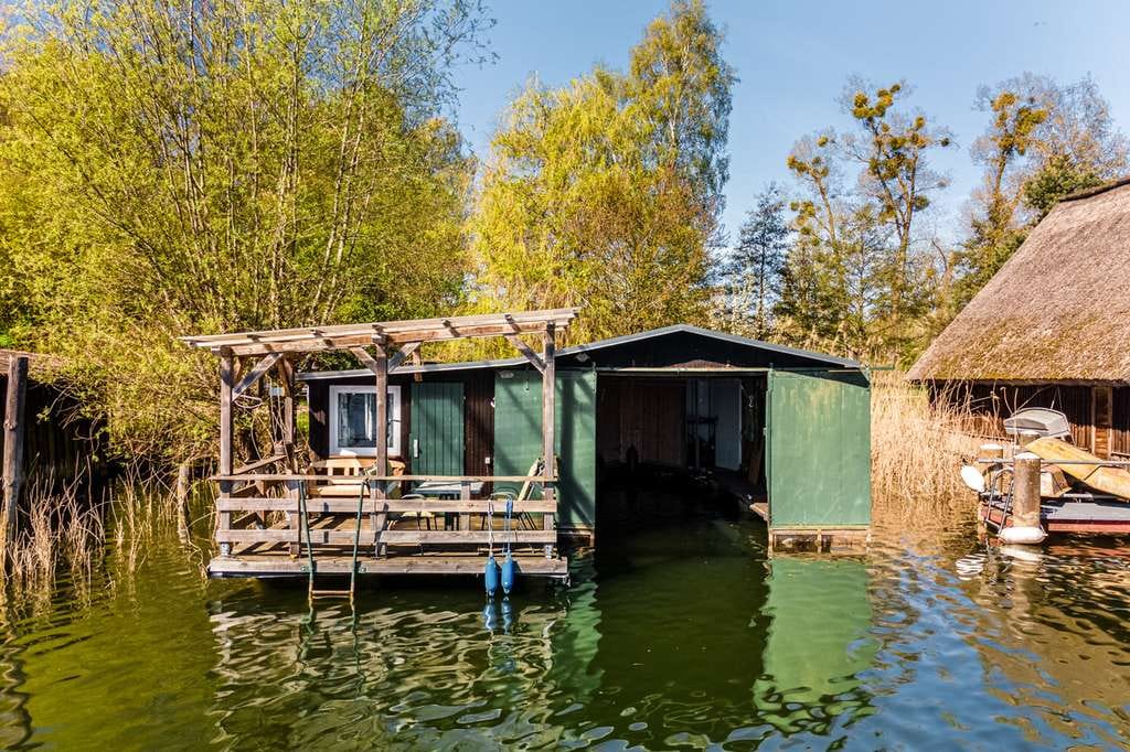 Immobilie in Rechlin - Bootshaus am Classee mit Wohnraum - Bild 4