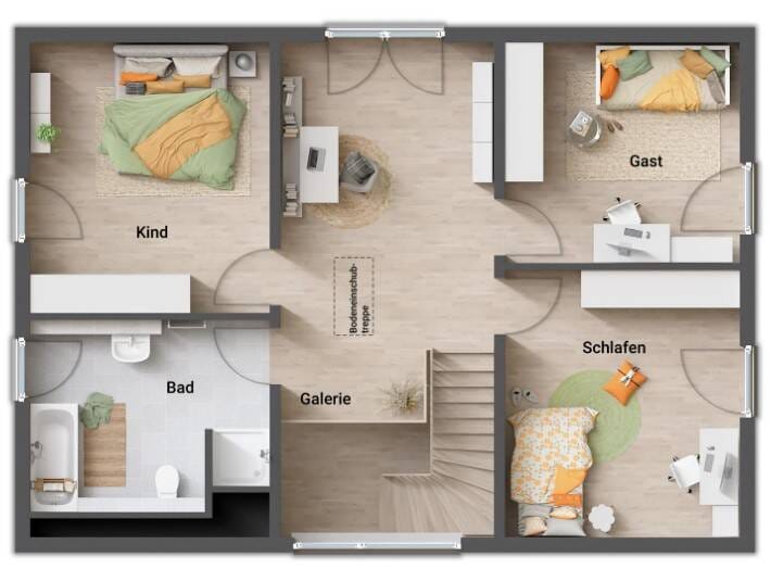 Immobilie in Ebelsbach - EINFAMILIENHAUS ALS LANDHAUS mit familienfreundlichem Grundstück und schon alles dabei. Massiv gebaut. 158 m². Individuelle Planung. - Bild 2