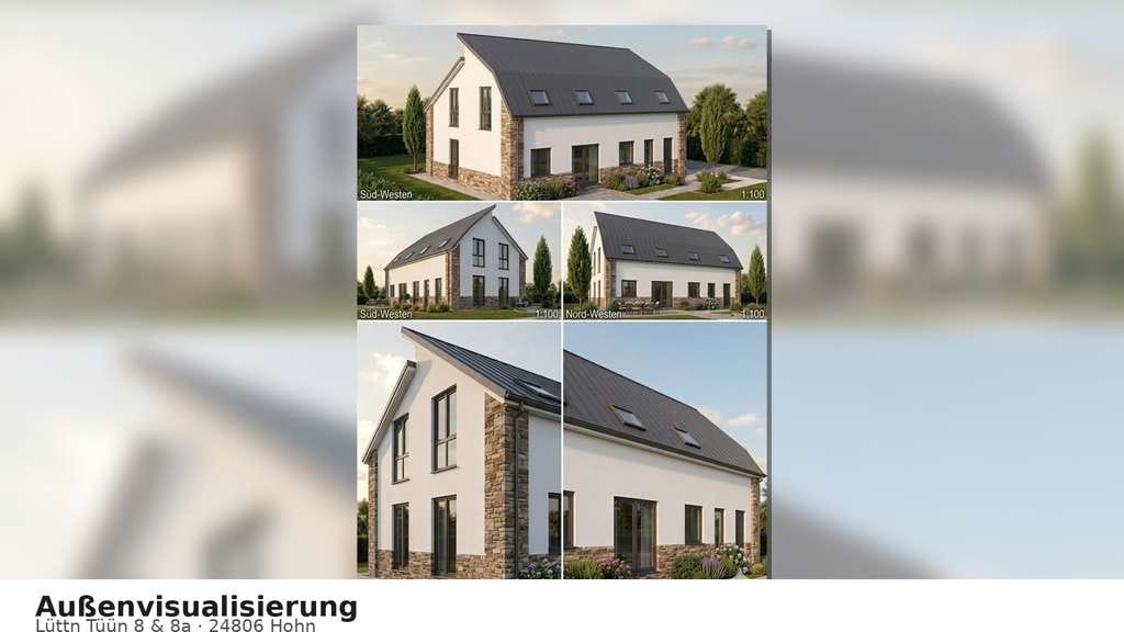 Immobilie in Hohn - Neubau in Hohn - 2 moderne Wohneinheiten, einzeln oder im Paket erwerbbar - Bild 1