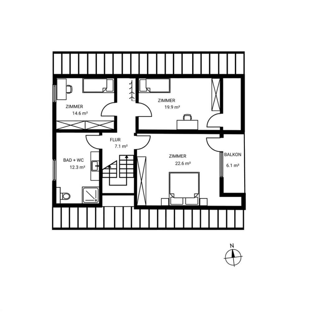 Immobilie in Untermeitingen - Großzügiges Einfamilienhaus mit Wintergarten, großem Garten & viel Potenzial – provisionsfrei - Bild 4