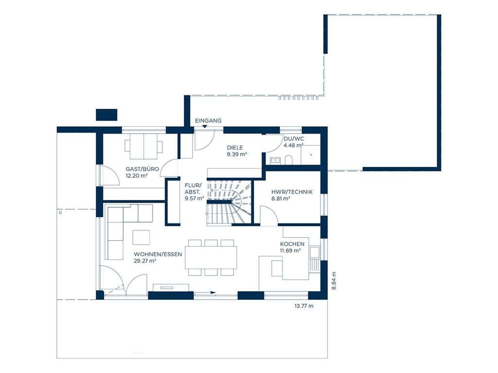Immobilie in Tittmoning - VERBINDET ARCHITEKTUR MIT RAUM FÜR ECHTE LEBENSQUALITÄT. BAUPLATZ IM KAUFPREIS ENTHALTEN! - Bild 3