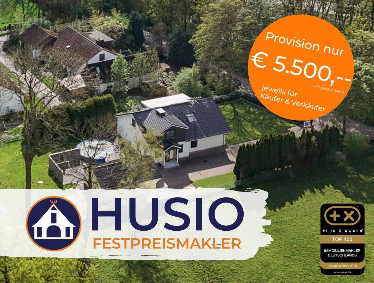 Immobilie in Kollmar - Großes Landhaus mit Pool und Wintergarten nahe der Elbe - Bild 0