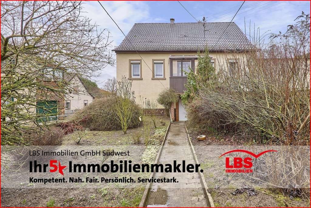 Immobilie in Mannweiler-Cölln - Freistehendes Wohnhaus mit Garage, Werkstatt und Ausbaureserve - Bild 0