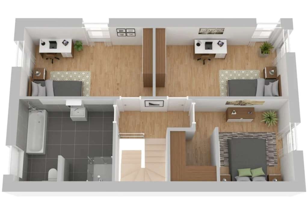 Immobilie in Schönwald - Neubau Doppelhaushälfte in Schönwalde bei Lübben mit Garten und Top Anbindung - Bild 2