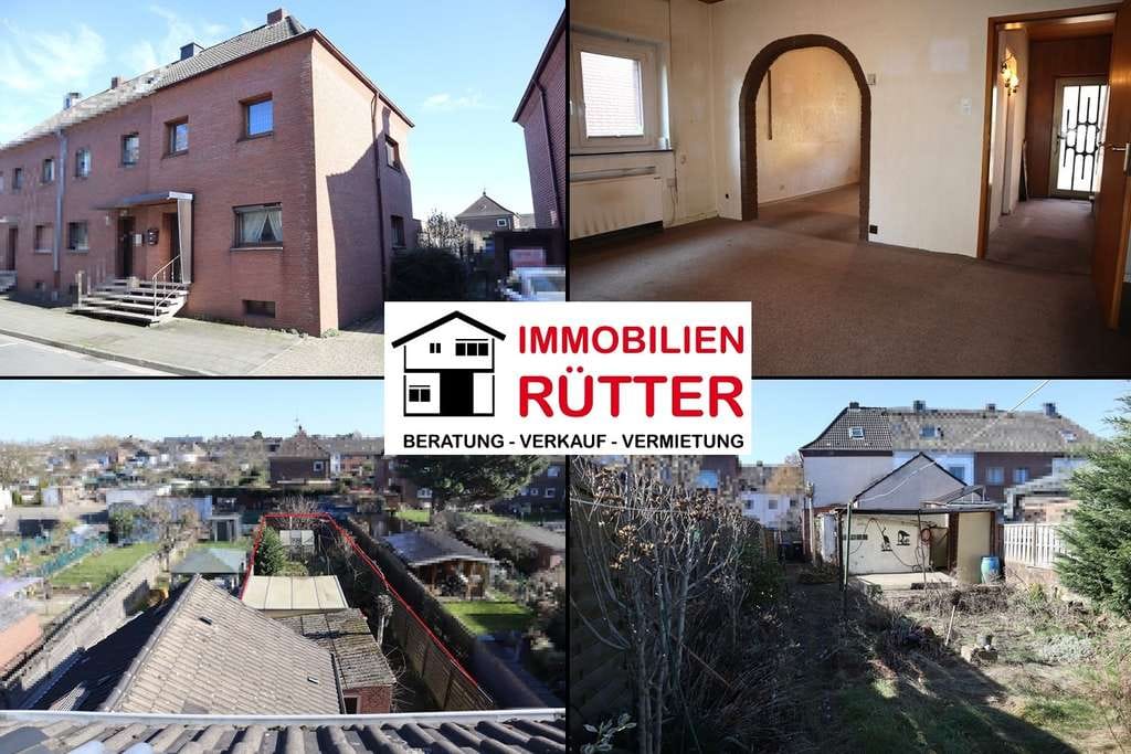 Immobilie in Kamp-Lintfort - KaLi Zentrum, REH 4,5 ZKDB, ca. 109 m² Wfl., ca. 279 m² Gstk., Keller, Wintergarten - Bild 0