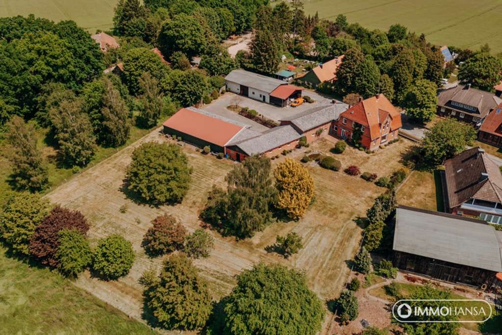 Immobilie in Wriedel - Ein Ort zum Durchatmen: Grüner Resthof mit Raum für Ihre Träume! - Bild 0