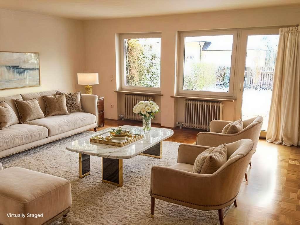 Immobilie in Pullach im Isartal - Raumwunder mit ausgebautem Dachgeschoss und gepflegtem Garten in Bestlage von Pullach - Bild 2
