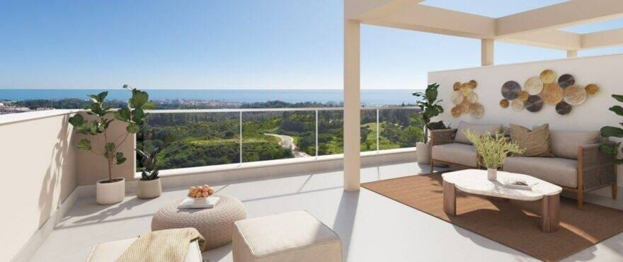 Immobilie in Wietzendorf - Neue Apartments mit großzügiger Terrasse und Meerblick in Mijas Costa - Bild 1