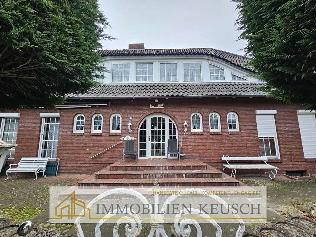 Immobilie in Achim - Großzügig Arbeiten & Wohnen im begehrten Achim-Bierden + Garagen + Büro +Vollkeller+ div. Nebenräume - Bild 0