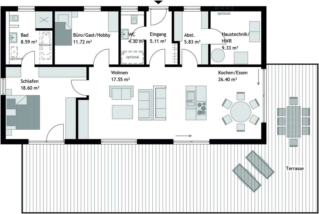 Immobilie in Kirchdorf an der Iller - Bungalowträume, individuell geplant und perfekt umgesetzt mit STREIF - Bild 1