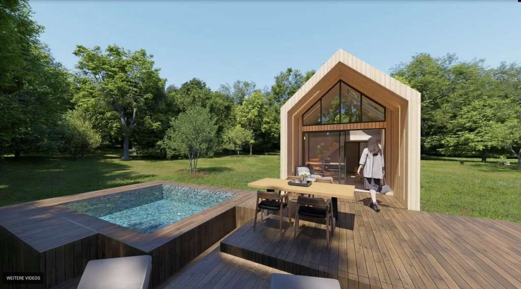 Immobilie in Höfen an der Enz - CHALET in 4 Größen:Kleines Haus im Schwarzwald ab 120.000 € inkl Infrastruktur (Pacht) - Bild 1