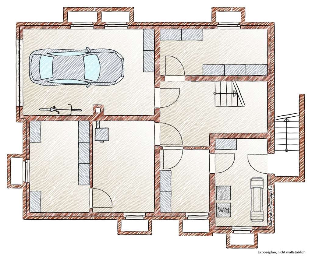 Immobilie in Aspach - Modern. Großzügig. Familienfreundlich.
Einfamilienhaus mit großem Garten - Bild 3