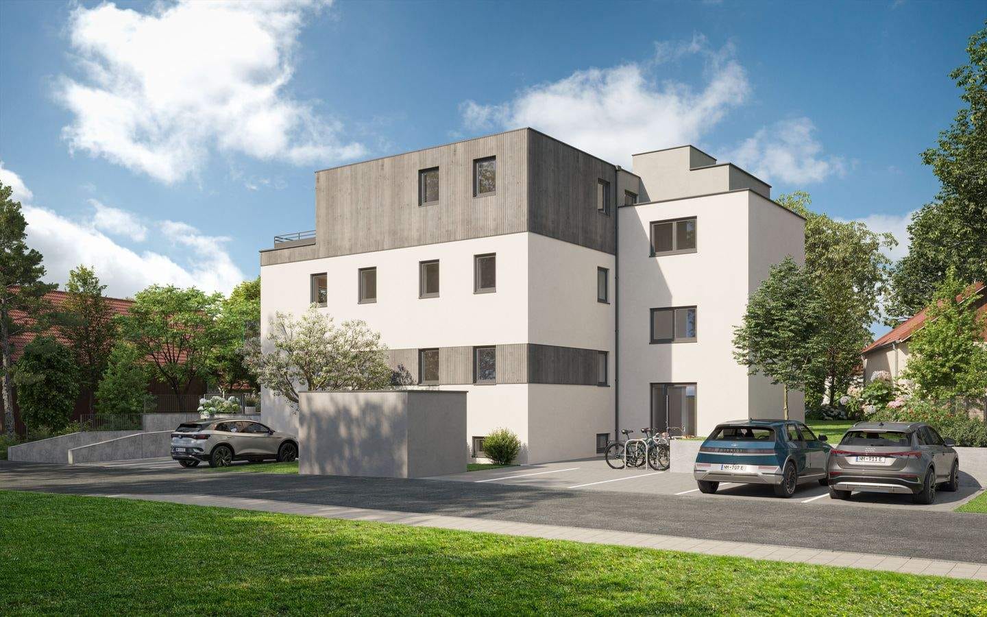 Immobilie in Postbauer-Heng - Neubau im Grünen - herrliche 2-Zimmerwohnung mit Garten - Bild 1