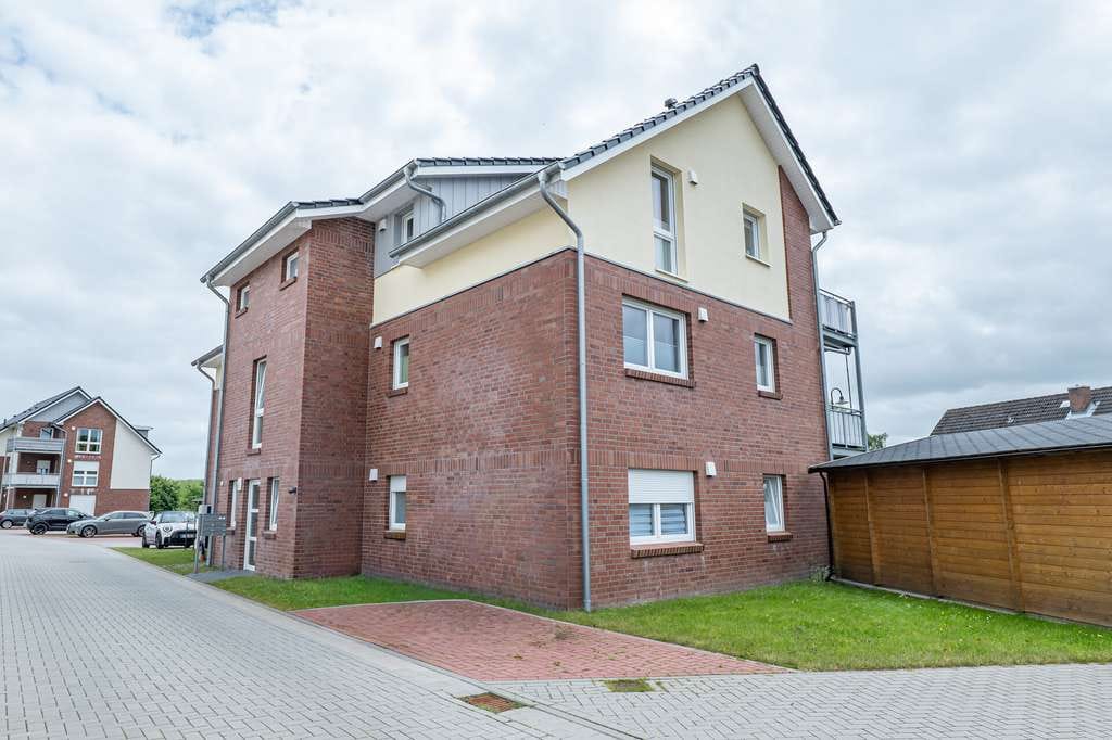 Immobilie in Wischhafen - Moderne 2-Zimmer-Eigentumswohnung mit Terrasse, Gartenanteil und KfW-40-Standard - Bild 1