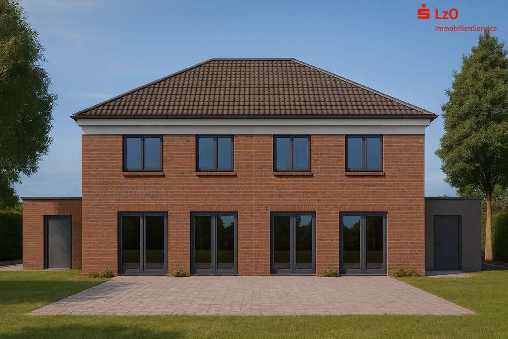 Immobilie in Dinklage - Neubau Doppelhaushälfte in Dinklage – KfW 40 Standard - Bild 0