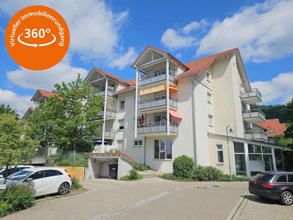 Immobilie in Bad Überkingen - Vermietete Seniorenwohnung mit Westbalkon und herrlichem Ausblick - Bild 0