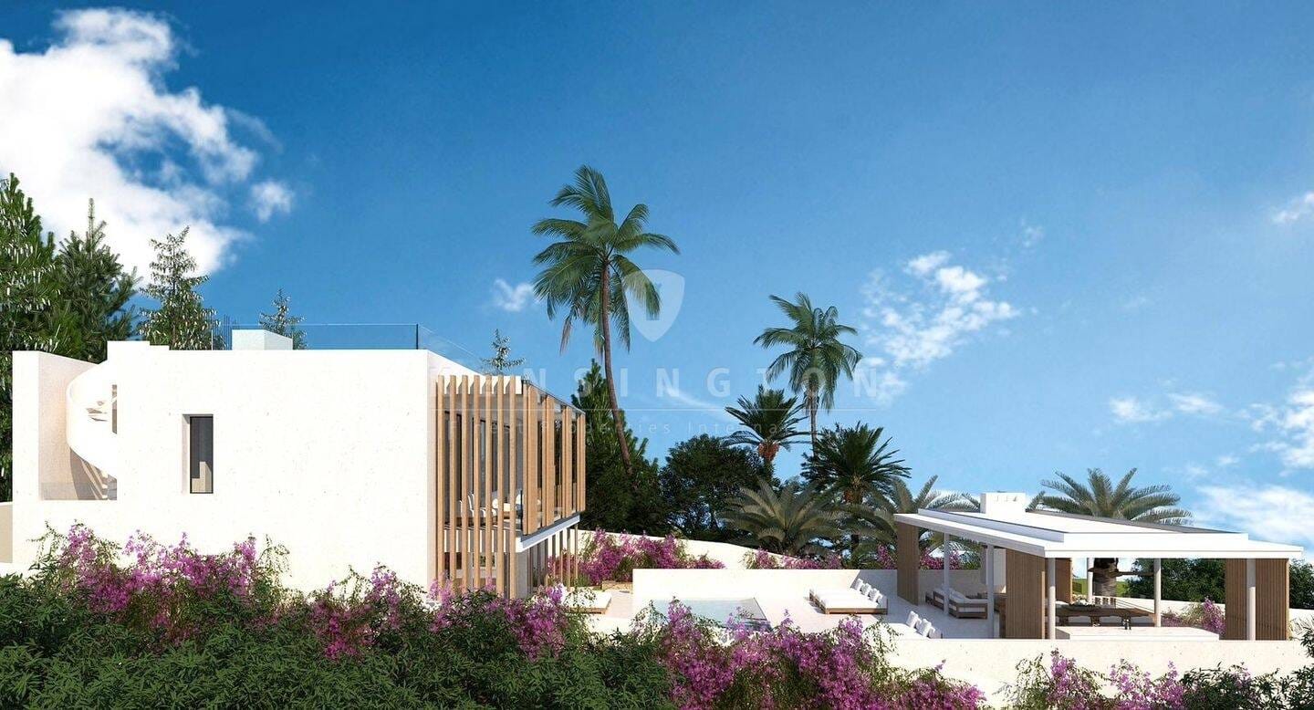 Immobilie in Miesitz - Elegante villa de nueva construcción con vistas a Formentera en primera línea de mar - Bild 2