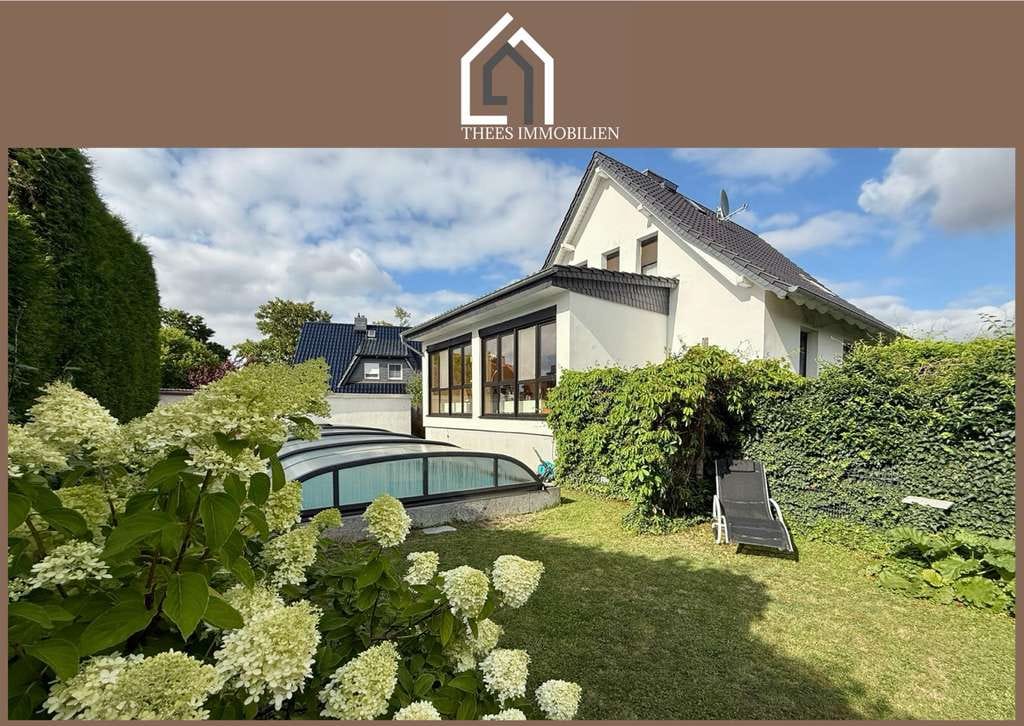 Immobilie in Schwanebeck - Einfamilienhaus mit Pool, Wintergarten und Wohnmobil-Carport  - Bild 0