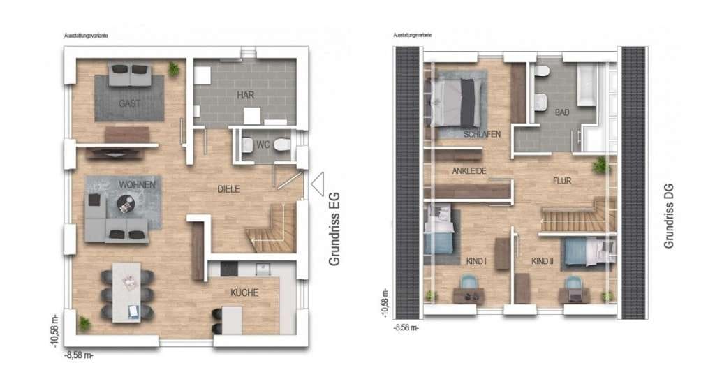 Immobilie in Einhausen - Neubauprojekt auf Grundstück ca. 475m² + Einfamilienhaus KFW44 QNG 133m² - Bild 2