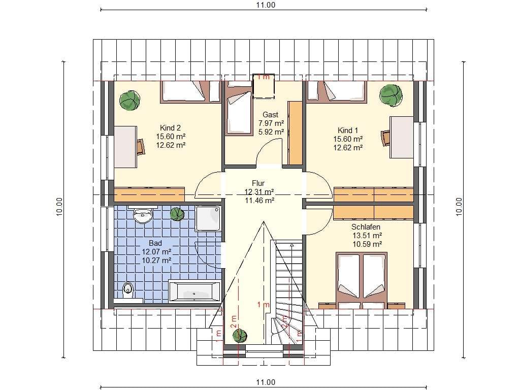 Immobilie in Neuendeich - Wohnen mit nordischem Flair – im Kapitänshaus am Deich
Niedrigenergiehaus EH40 Neubauplanung - Bild 4