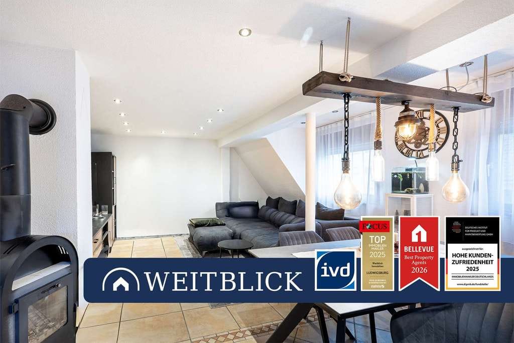 Immobilie in Markgröningen - WEITBLICK: Maisonettewohnung mit Wintergarten! - Bild 0