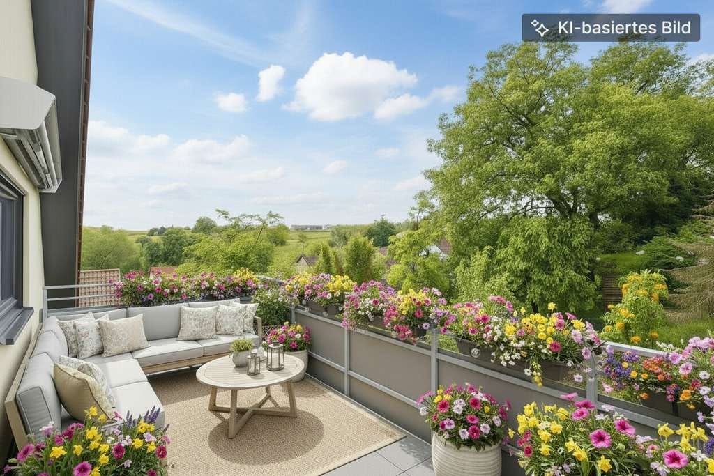 Immobilie in Bad Friedrichshall - Frühlingsgefühle inklusive – helle 3-Zimmer-Wohnung mit sonnigem Balkon und Stellplatz - Bild 1