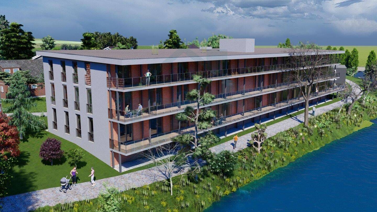 Immobilie in Dornburg-Camburg - Erstbezug: Moderne Maisonettenwohnung mit zwei Balkonen und unverbaubarem Blick auf die Saale - Bild 0