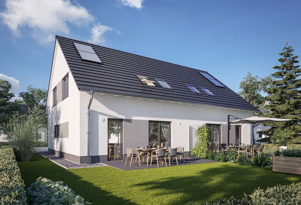 Immobilie in Bernau - Doppelhaus nahe Berlin: Behringen 116 mit 2 Wohneinheiten & ideal für Familien - Bild 0