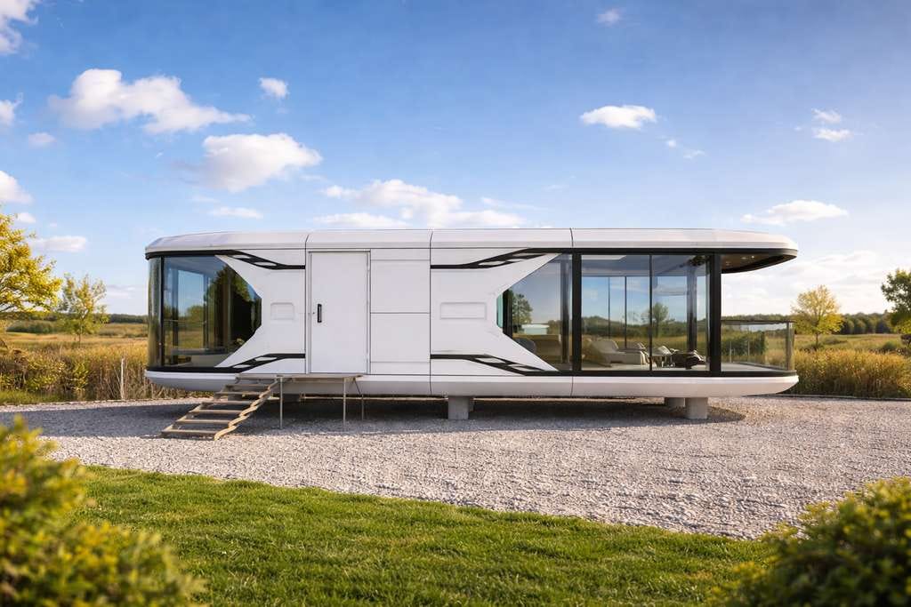 Immobilie in Rankwitz - Modernes Kapselhaus mit 36,8 m² ideal für Glamping, Ferienvermietung oder Gästehaus - Bild 2