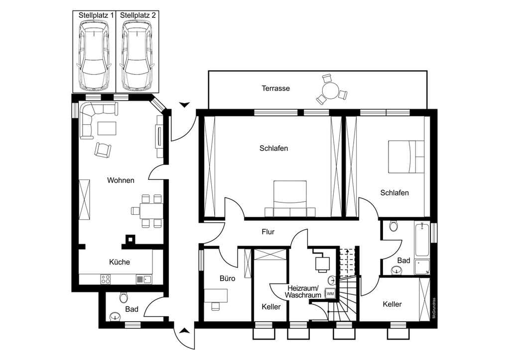 Immobilie in Finnentrop - Erdgeschosswohnung mit Terrasse - Bild 1