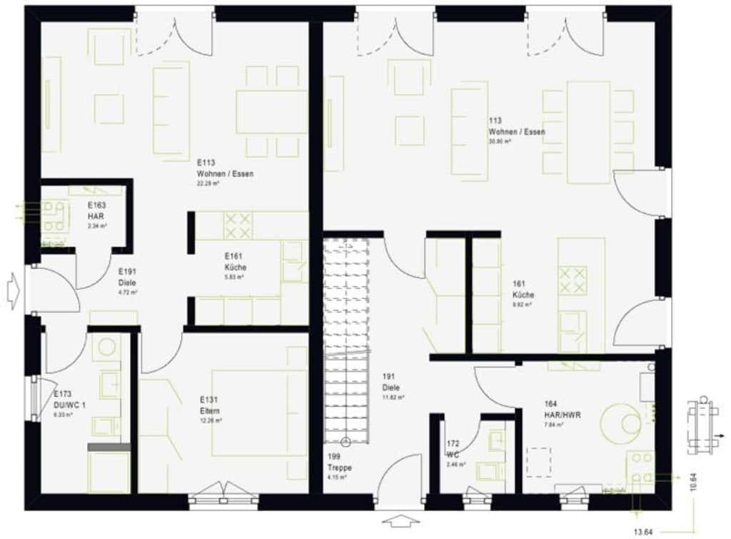 Immobilie in Damshagen - VIEL Platz für Ihre Familie - Tolles Mehrgenerationenhaus mit Einliegerwohnung - Bild 4