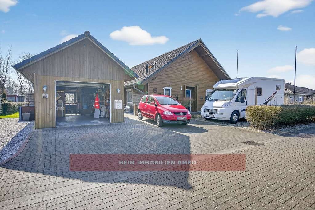 Immobilie in Humptrup - Blockbohlenhaus mit großen (Ausbau-)Potenzial vor Sylt in ruhiger Lage - Bild 0