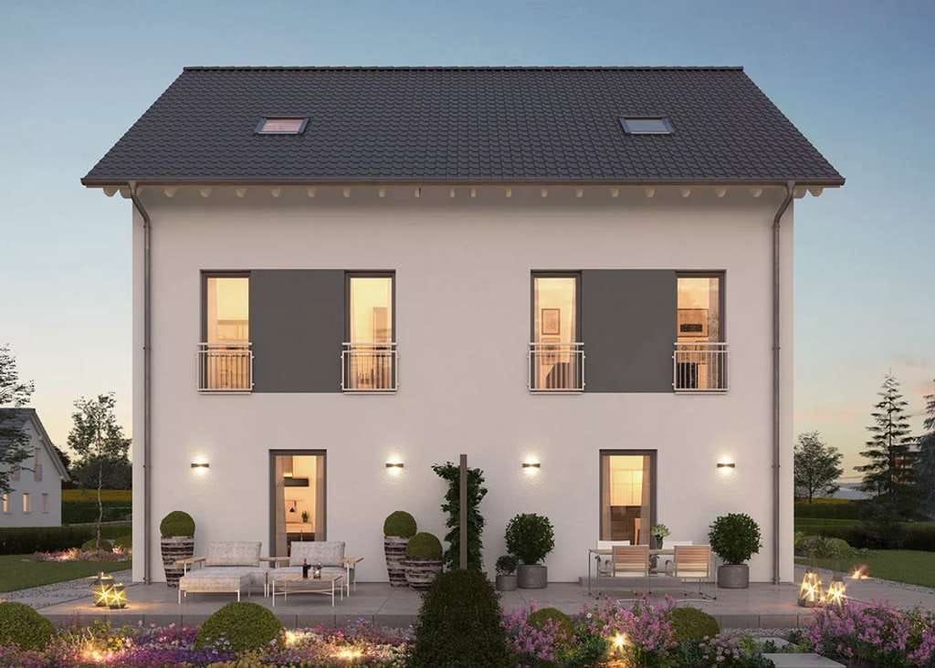 Immobilie in Pöttmes - Neubau von 4 Doppelhaushälften mit Keller in Pöttmes - GRUNDSTÜCK IM PREIS ENTHALTEN - Bild 1