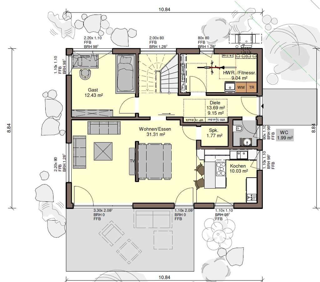 Immobilie in Messerich - Messerich - attraktives Wohnhaus, ökologisch gebaut - Neubau - Bild 4