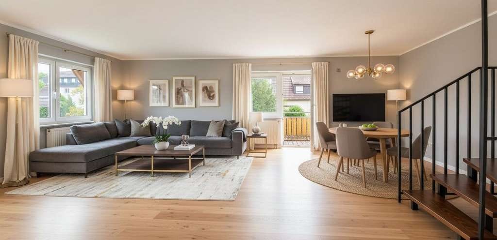 Immobilie in Waldstetten - ++DAS WOHNZIMMER – EIN TRAUM - UND ÜBER IHNEN? - NIEMAND!++ - Bild 0