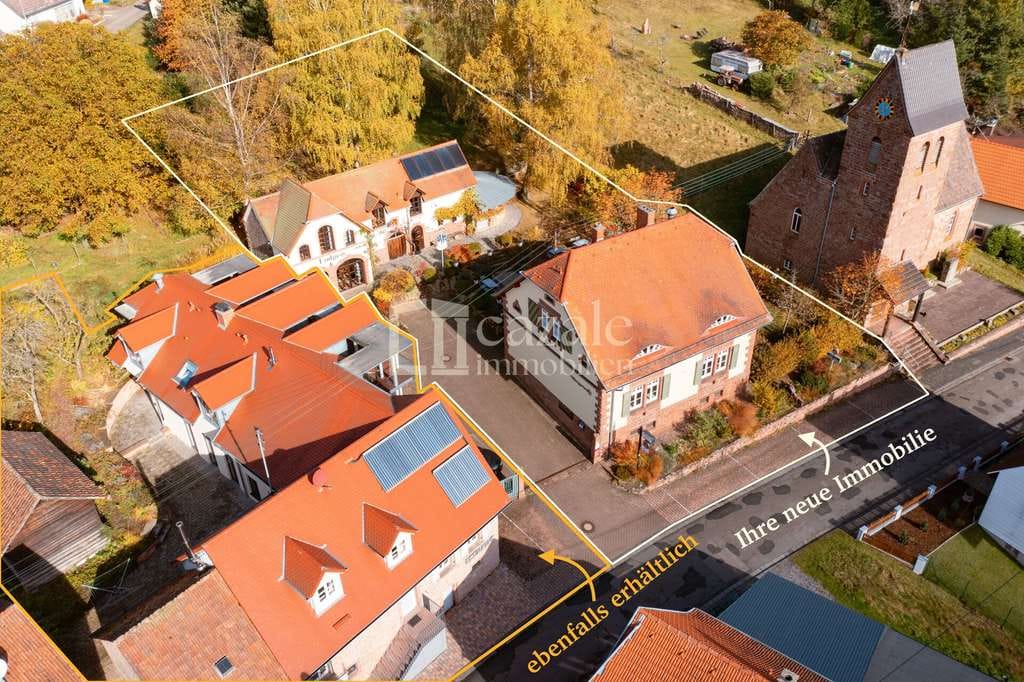 Immobilie in Wilgartswiesen - Denkmalschutz! Besonderes Anwesen mit Lodge und Garten – Wohnen, Gäste oder Retreat in der Pfalz - Bild 1