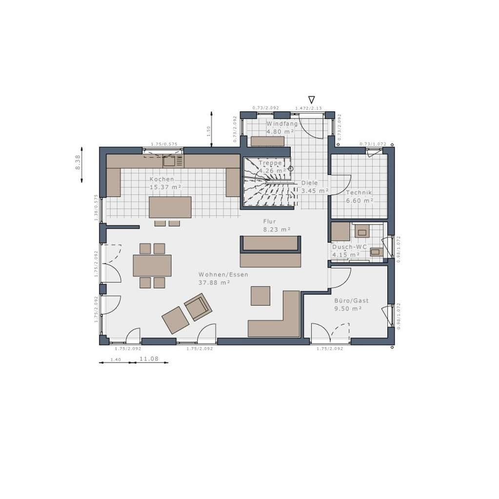 Immobilie in Allersberg - Die perfekte Wohlfühloase – Modernes Einfamilienhaus von Schwabenhaus incl. Grundstück - Bild 4