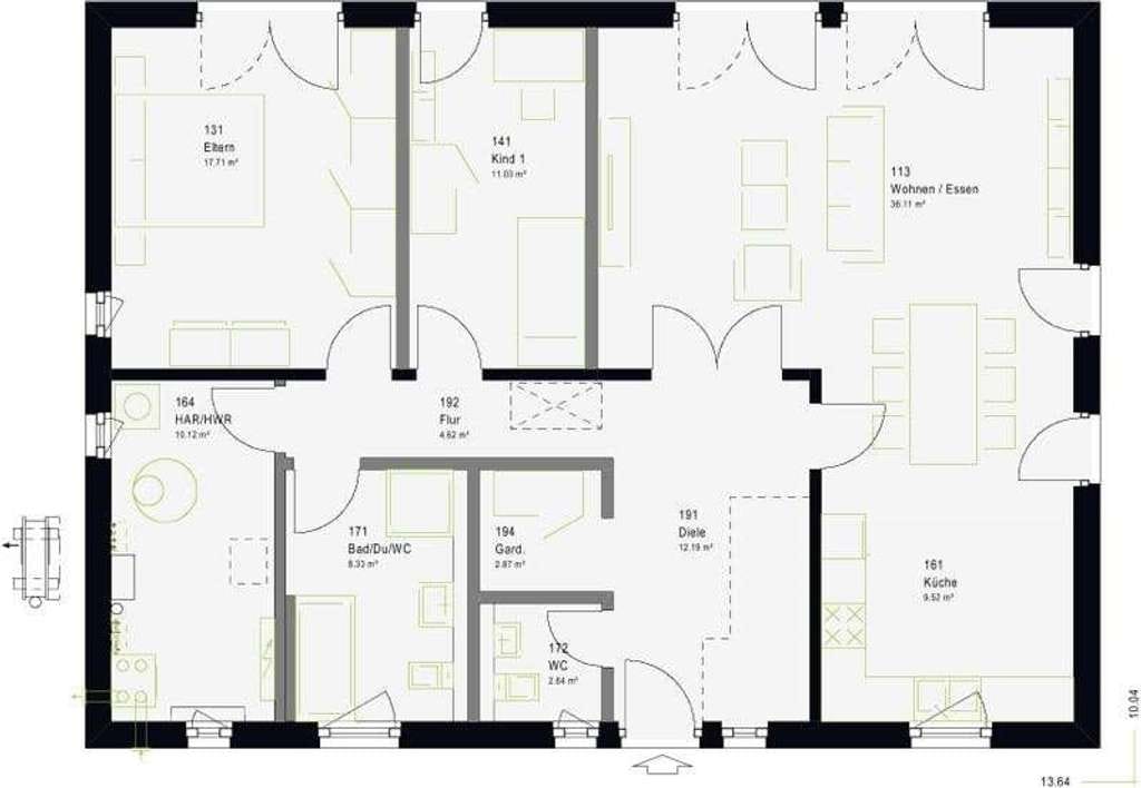 Immobilie in Pasewalk - moderner Bungalow zum Wohlfühlen - Bild 4