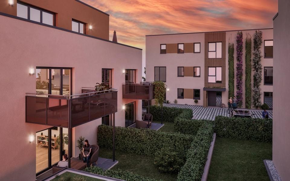 Immobilie in Oberding - **QNG+ EH40**// 3-ZW mit PRIVAT-Garten // Neubau-Erstbezug // Nähe MUC // Nachhaltiger NEUBAU - Bild 0