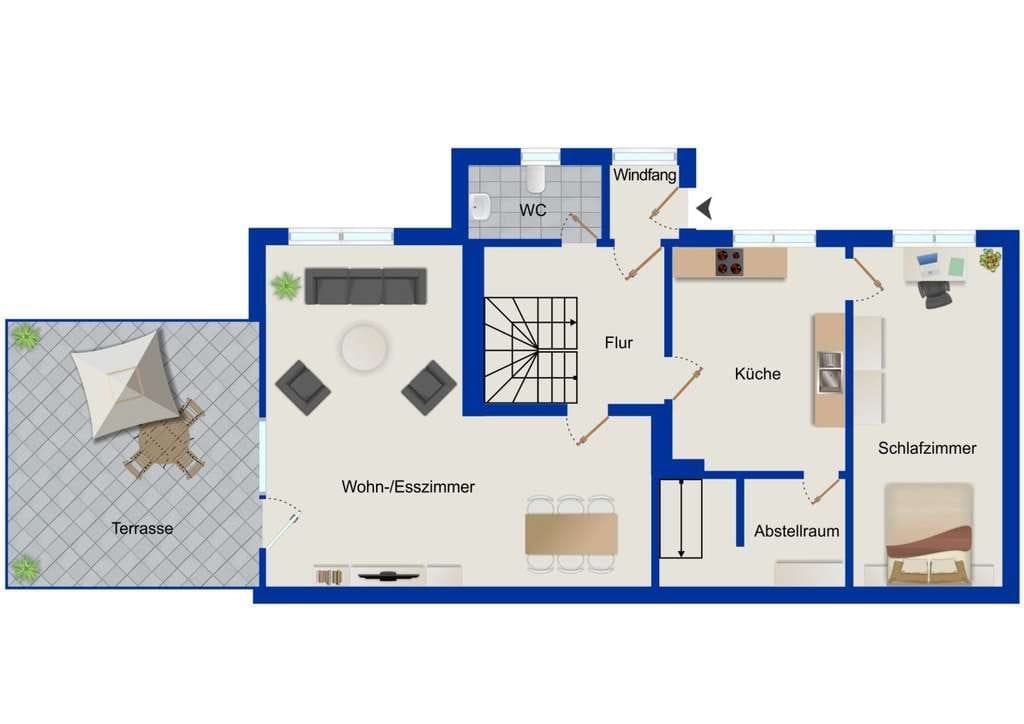 Immobilie in Münchhausen - Niederasphe: Haus im Ensembleschutz mit Werkstatt, Garage &amp; Entwicklungschancen - Bild 3