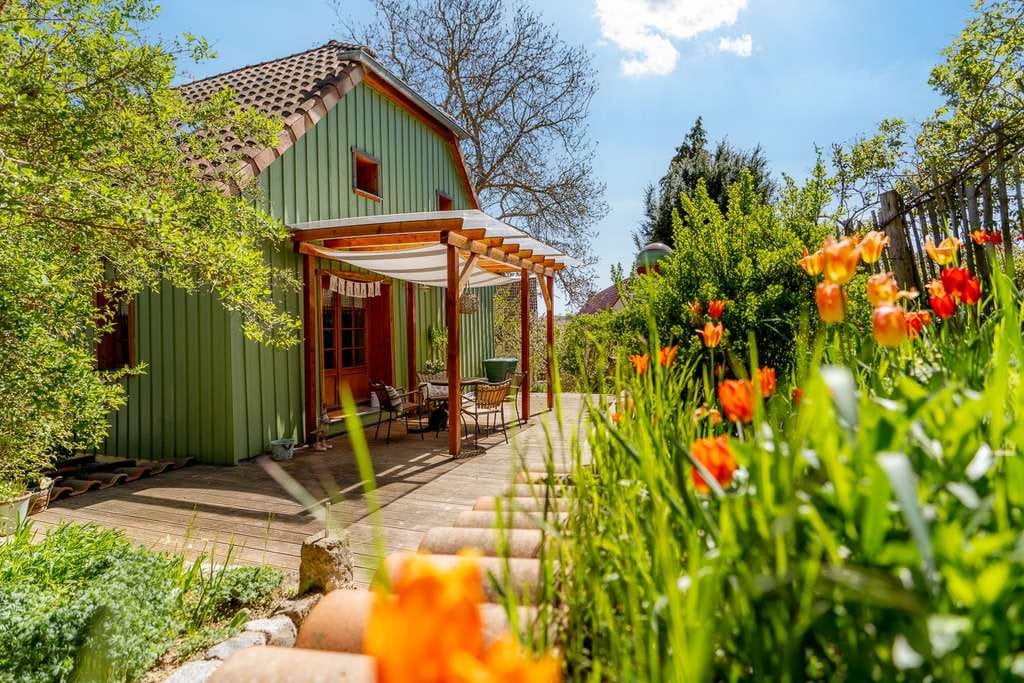 Immobilie in Käbschütztal - Familienidylle mit Fachwerkromantik, Bauerngarten und nachhaltiger Energetik - Landglück pur! - Bild 4