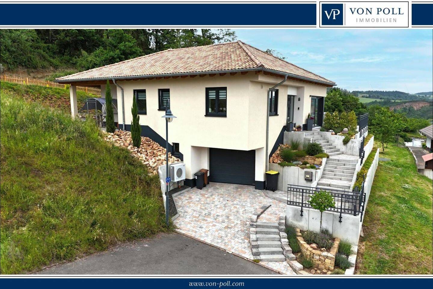 Immobilie in Staudernheim - Mediterraner Wohntraum mit Weitblick – Design, Ruhe & Freiheit auf einer Ebene - Bild 0