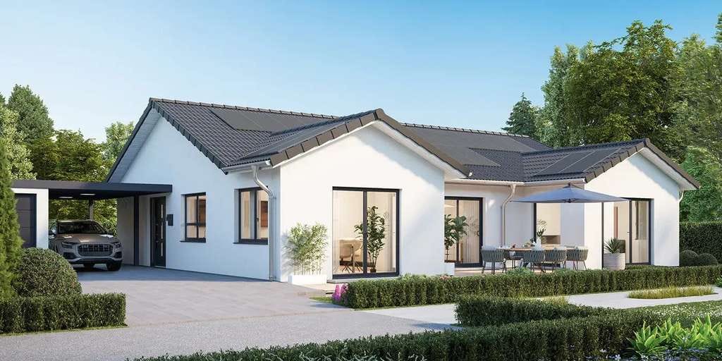 Immobilie in Altshausen - Wohnen ohne Schwellen: 4-Zimmer-Bungalow mit optimiertem Grundriss. - Bild 0